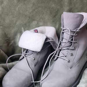 Timberland Light Gray Woman's Boots